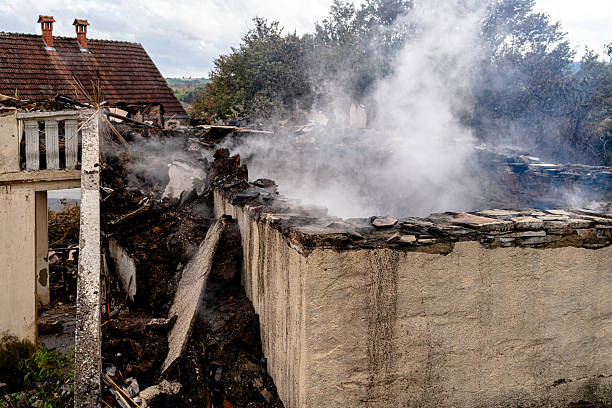 Professional Fire Damage Removal technician working in Media, PA